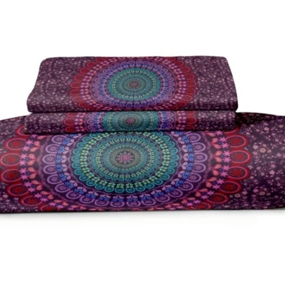 Mandala Queen Size Duvet Cover with Two Pillows - Picture 2 of 8